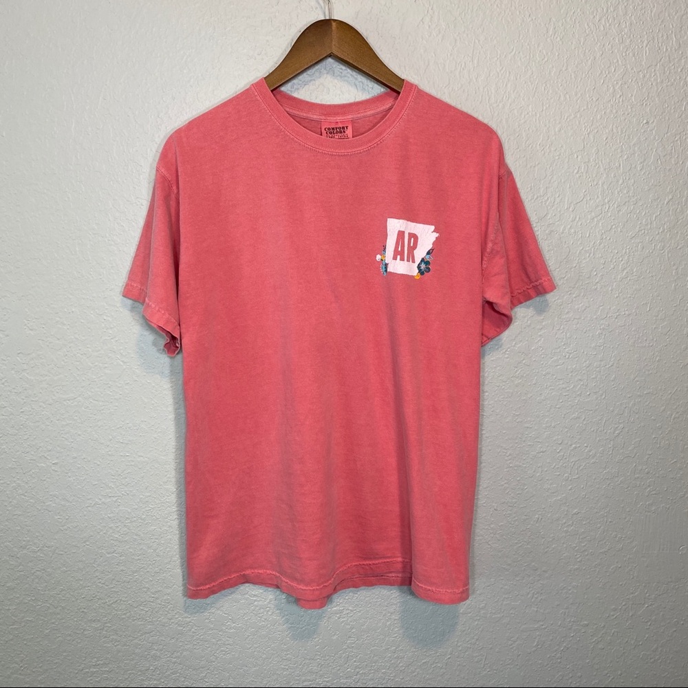 Southern Trend | Coral Arkansas Floral Tee